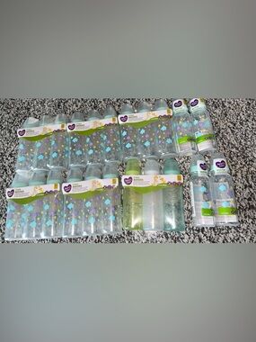 Parent's Choice Kids Clear Baby Bottles 6-3 Packs and 4 Single Bottles